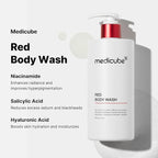 medicube Red Body Wash 14.10 Fl.oz I Low pH and Hydrating Cleanser - Image 4
