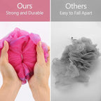 BTYMS 75g/Pc Large Loofahs Shower Sponge, Exfoliating Body Scrubber Shower - Image 4