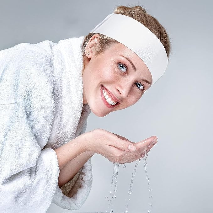 Disposable Facial Spa Headbands Elastic Hair Wrap - Image 4