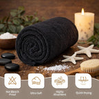 HOME ESSENTIALS Salon Towels 24 Pack, Quick Dry Gym Towels, Spa Face Towel - Image 6