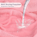 Three-Layer Terry Cloth Lined Satin Shower Cap, - Image 4