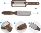Fu Store 2 Pack Foot Files Callus Remover Stainless Steel Foot Rasp and Dual - Image 2