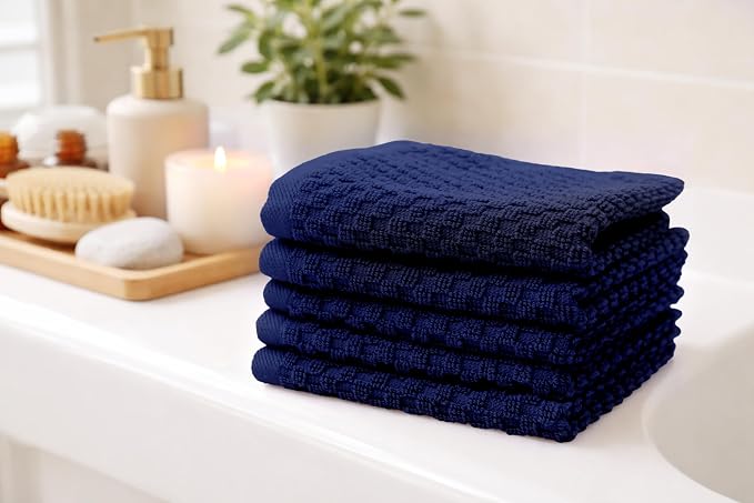 COTTON CRAFT Waffle Weave Wash Cloth - Image 2