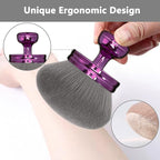 Body Makeup Brush Extra Large Oval Self Tanning Brush Multipurpose 74mm - Image 5