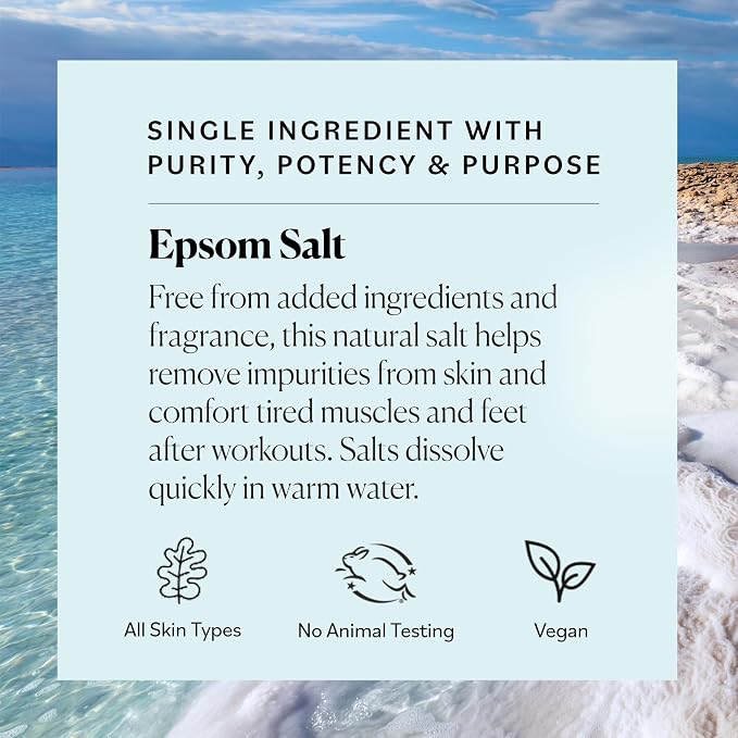 Sky Organics - Epsom Salt Bath Soak, 5 lbs - Magnesium Sulfate USP - 100% Pure - Image 5