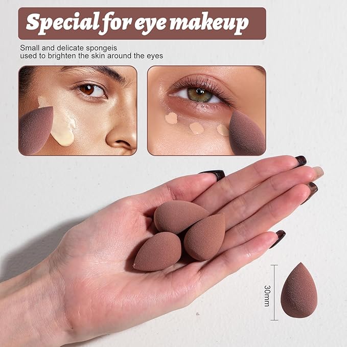 Makeup Sponge Set BS-MALLTriangle Puff 14 Pcs - Image 3