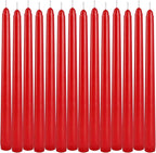 WPONSZU 14 Pack Tall Red Taper Candles 10 Inch Unscented Dripless Candlesticks - Image 8
