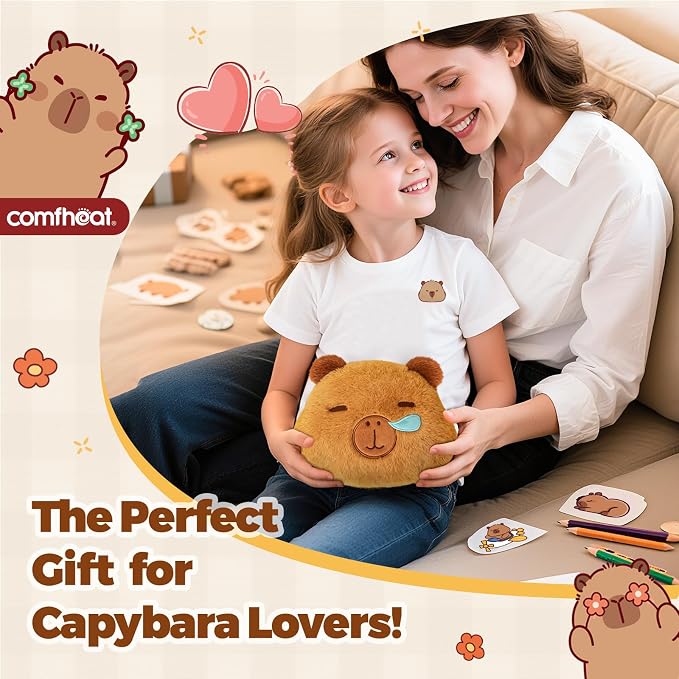 Capybara Microwave Heating Pad for Pain Relief, Moist Heat Pack Unscented Hot - Image 7