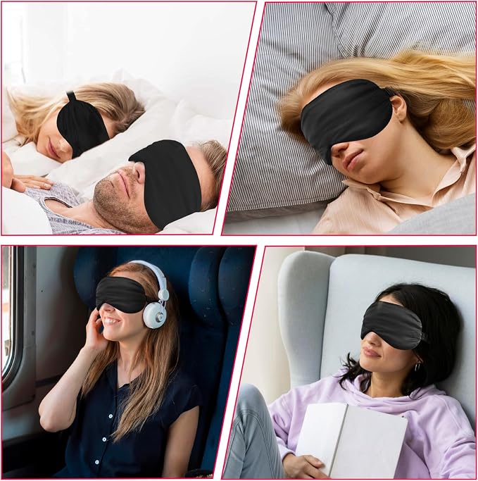 4 Pack Sleep Mask Silk Eye Mask - Image 5