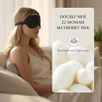Luxury 22 Momme Mulberry Silk Eye Mask - Image 5