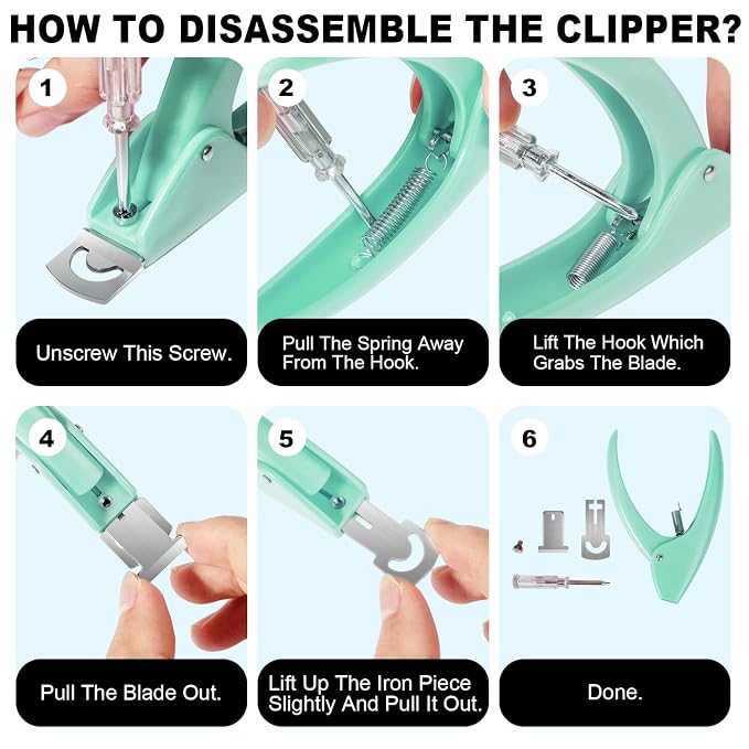 Green Adjustable Nail Clippers - Image 6