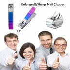 Manicure Set Nail Clipper Set Women Men Travel Manicure Kit Nail Clipper Kit - Image 7