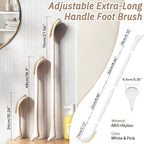 Foot Brush/Foot File/Silicone Body Scrubber Set, 3-in-1 Foot Scrubber - Image 2