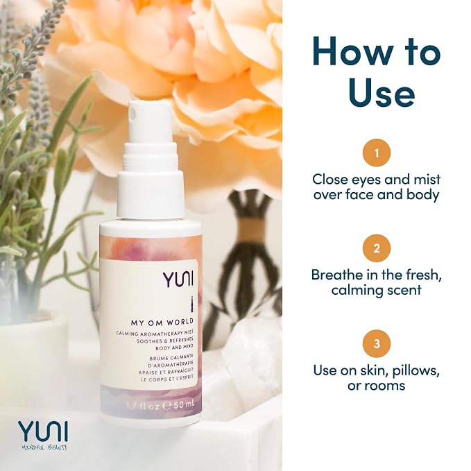 YUNI Travel Size Aromatherapy Body Mist | Essential Oil Spray - Image 7