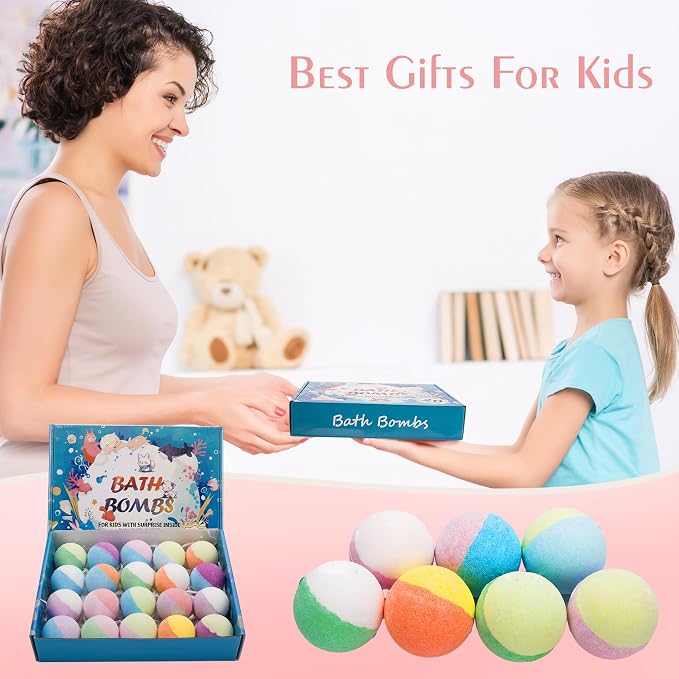 20 Pack Bath Bombs for Kids - Image 5