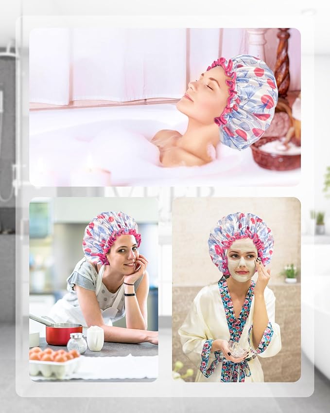 Aquior Shower Caps, Reusable Shower Cap - Image 9