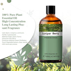 Juniper Berry 3.38fl.oz Essential Oil, PHATOIL Pure Aromatherapy Oils - Image 2