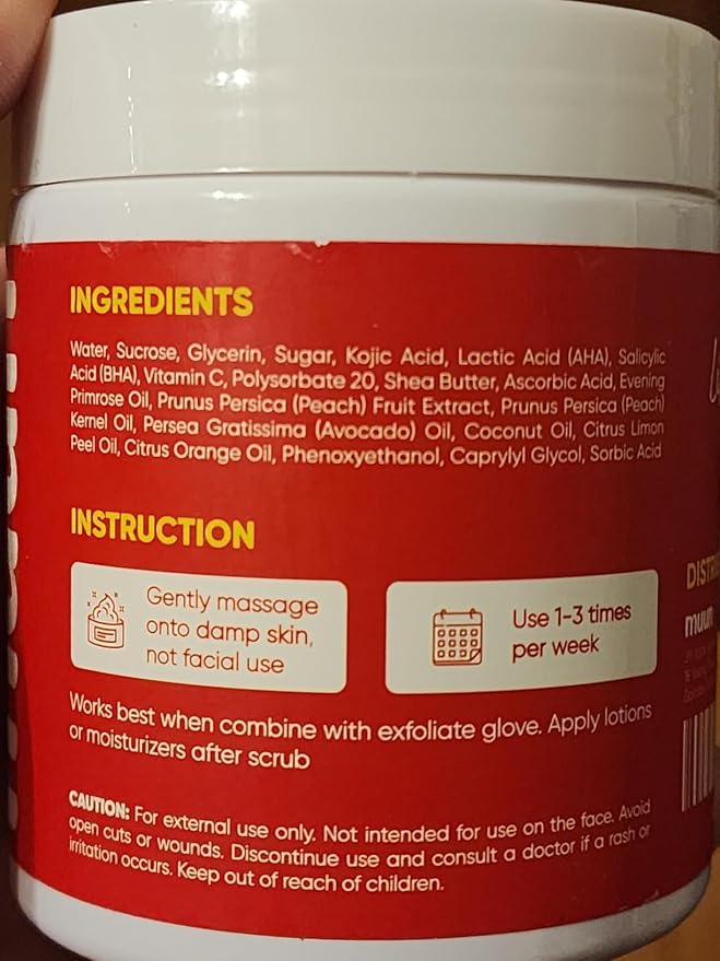 Bikini Area Exfoliator Pack 2-2% Kojic Acid Vitamin C & 7% AHA/BHA Even Skin - Image 7
