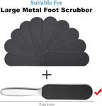 EagleKing Stainless Steel Foot File Refills, 40 Pieces Replacement Pads - Image 2