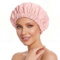 Reusable Shower Cap for Women, Large Waterproof Shower Bonnet by Edoneery