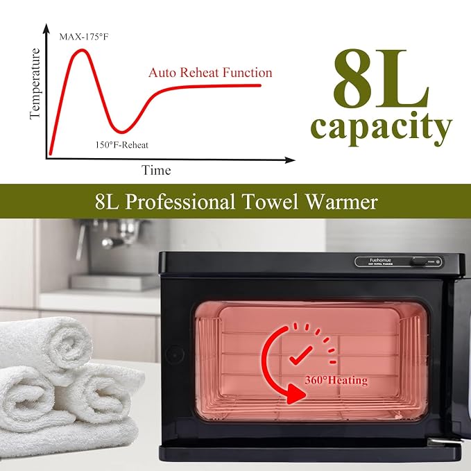 Hot towel warmer, 8L Towel Warmer Spa, Professional Towel Warmer - Image 3