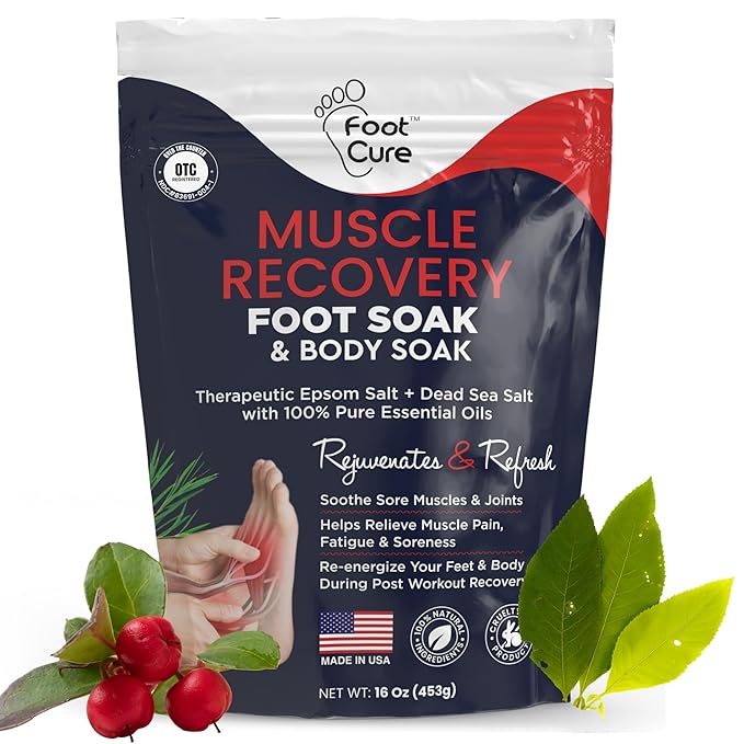 FOOT CURE Foot Soak with Epsom Salts – All-Natural Blend by FOOTCURE