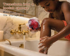 2 Pack African Net Sponge Exfoliating Body Scrubber Bath Sponge - Image 6