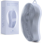 MainBasics Silicone Body Scrubber Dual-Sided Shower Loofah and Exfoliator by MainBasics