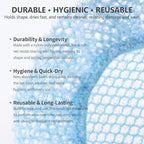 Silicone Body Scrubber with Scrub Net Set, BEAUTAIL 4 Pack - Image 3