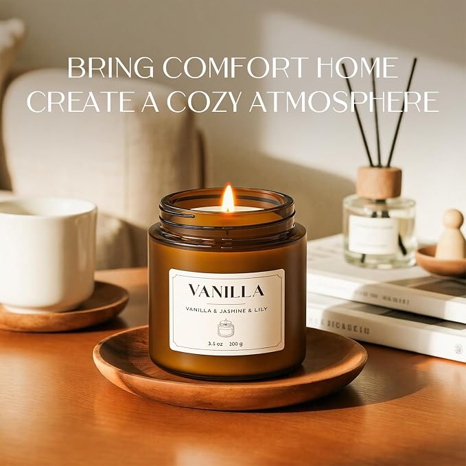 NORVENCE Scented Candles Gift Set, Stress Relief Candles - Image 6