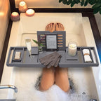 Temple Spring Bamboo Bathtub Tray Caddy - Image 6