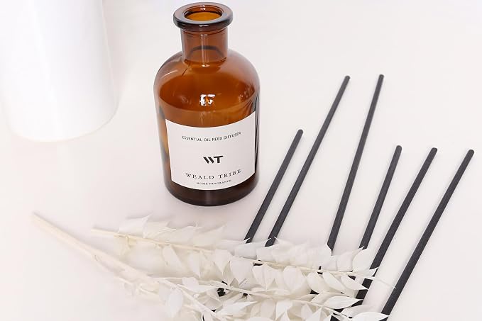WEALD TRIBE Reed Diffuser Set for Bathroom Air Fresheners, Oil Diffuser Sticks - Image 3