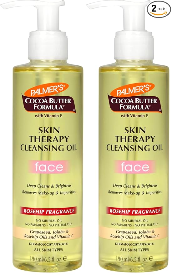 Palmer's Cocoa Butter Formula Skin Therapy Cleansing Oil, Gentle Makeup Remover by Palmers