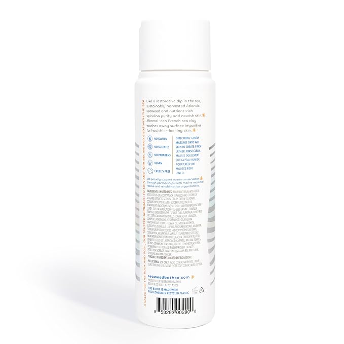 Seaweed Bath Co. Detox Body Wash, 12 Ounce, Shower Gel - Image 8