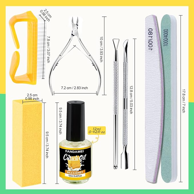 FANDAMEI Nail Buffer and File, Nail Care Kit - Image 2
