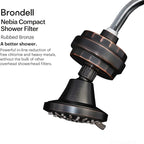 Brondell Shower Filter VivaSpring, Compact Rubbed Bronze – High Output - Image 2