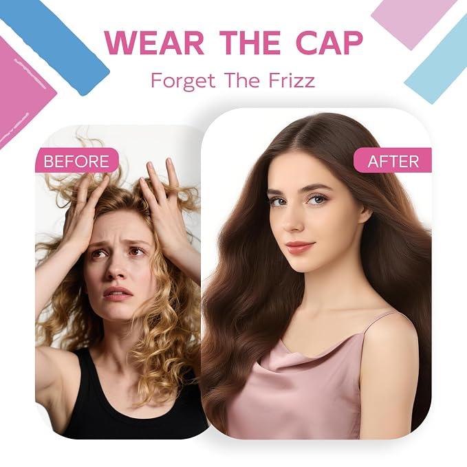 Years calm Waterproof Shower Cap - Image 9