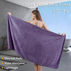 8-Piece Bath Towels Set, 2 Oversized Large Bath Towel Sheet, 2 Hand Towels and - Image 2