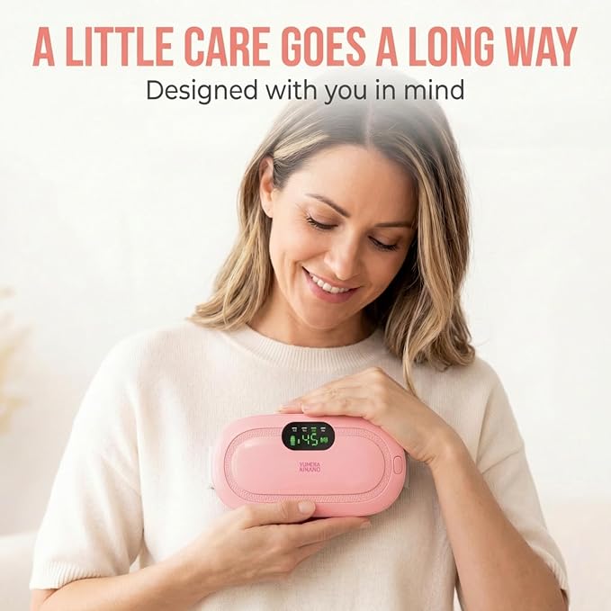 Heating Pad for Period Cramps – FSA-HSA Eligible – Cordless Portable Electric - Image 9