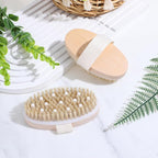 Sibba 10 Pack Dry Brushing Body Brush, Natural Bristle Exfoliating Brush - Image 4