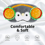 PERFECTSIGHT Sleep Eye Masks, Cute Penguin Plush Sleep Eye Cover Lightweight - Image 2