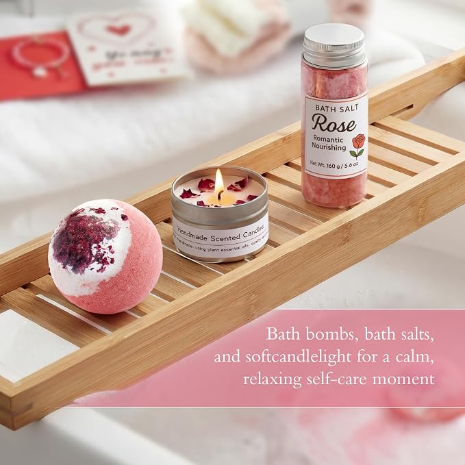 Birthday Gifts for Women, Axolotl Gifts, Bath Bombs & Bath Salts, Thoughtful - Image 6