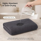 ecolook Bath Towels Set of 4, 100% Cotton, 27 x 55 Inches, Quick-Drying & - Image 6