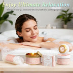 Spa Gifts for Women Bath Gift Set, Rose Relaxing Spa Gift Baskets Home Bath Set - Image 7