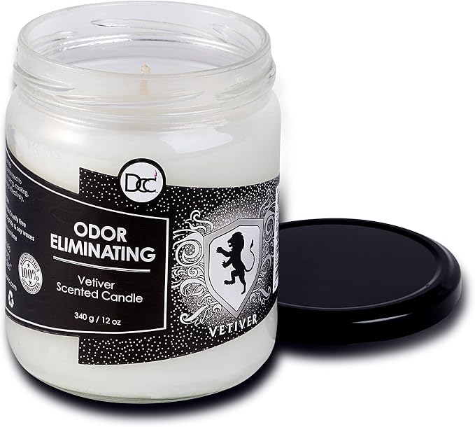 Vetiver Odor Eliminating Highly Fragranced Candle - Image 2
