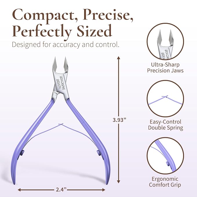 Professional Cuticle Cutter Stainless Steel Cuticle Nippers - Image 3
