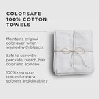 Fromm ColorSafe 100% Cotton Bleach Proof Salon Hair Towels - Image 3