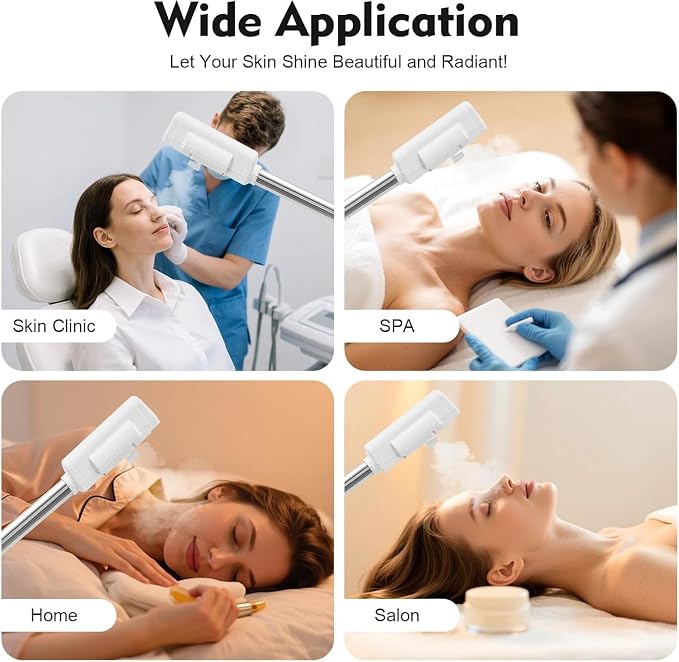 Professional Facial Steamer, Hot Mist Spray & Ozone, LCD Touch Screen & Timer - Image 6