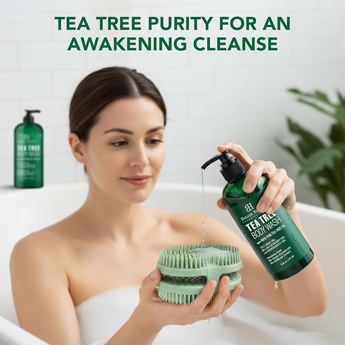 Botanic Hearth Tea Tree Body Wash 2Pack, - Image 6