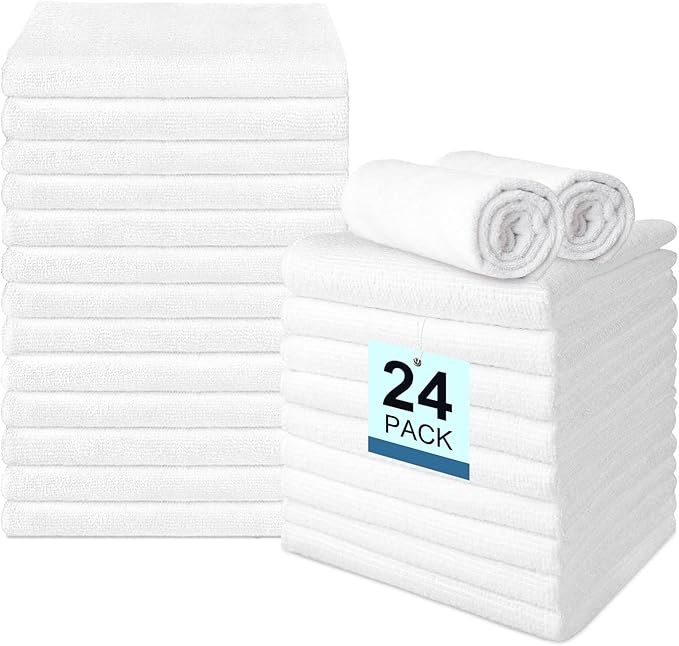 UNIMADE 24 Pack Hand Towels Set by Unimade